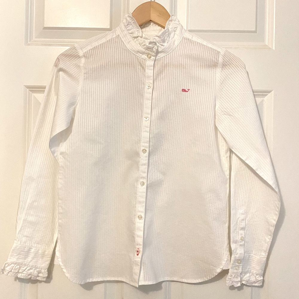 Vineyard Vines Girls stripe shirt NWT
